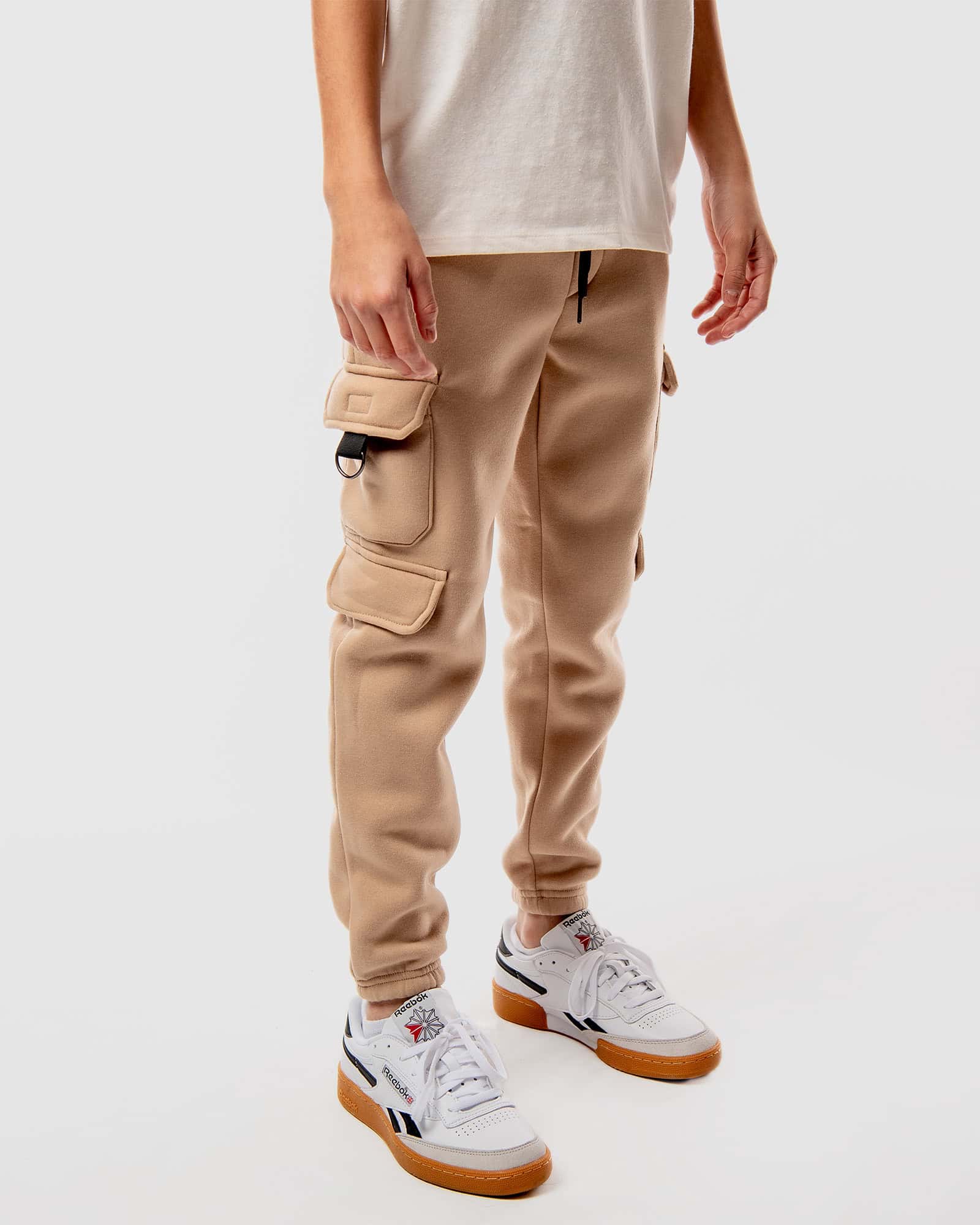 BOYS GEDALIAH FLEECE CARGO JOGGERS - Image 3