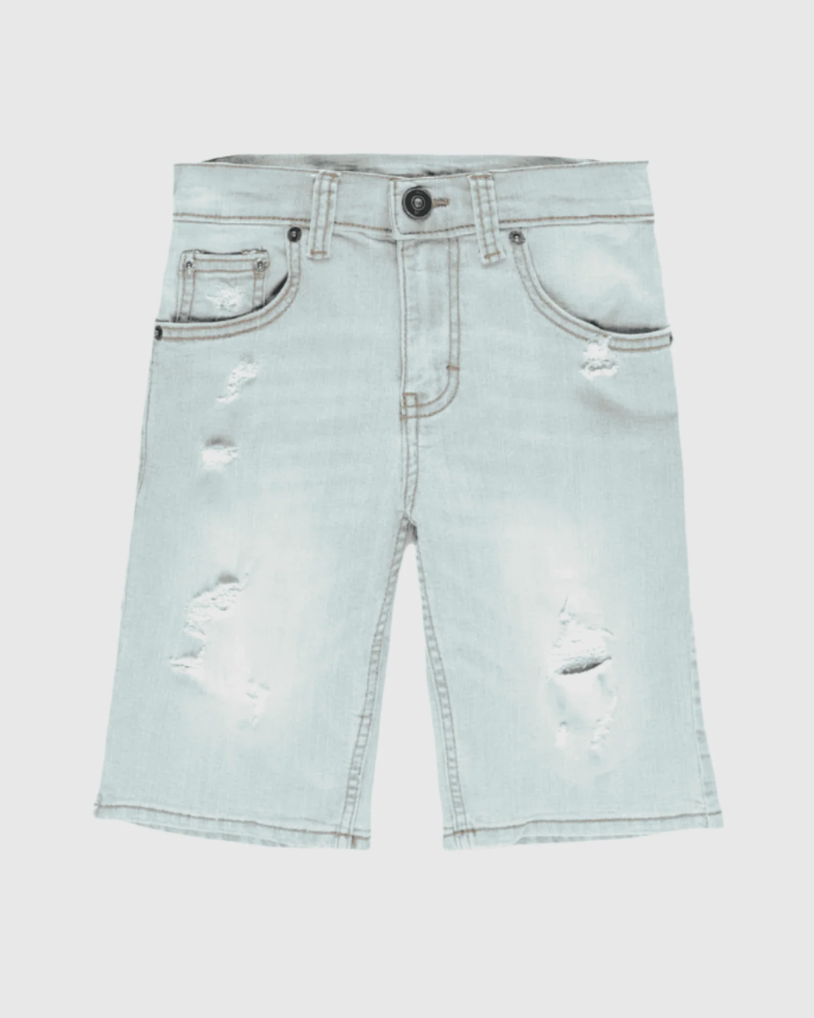 BOYS RIPPER SLIM DENIM SHORTS - Image 3