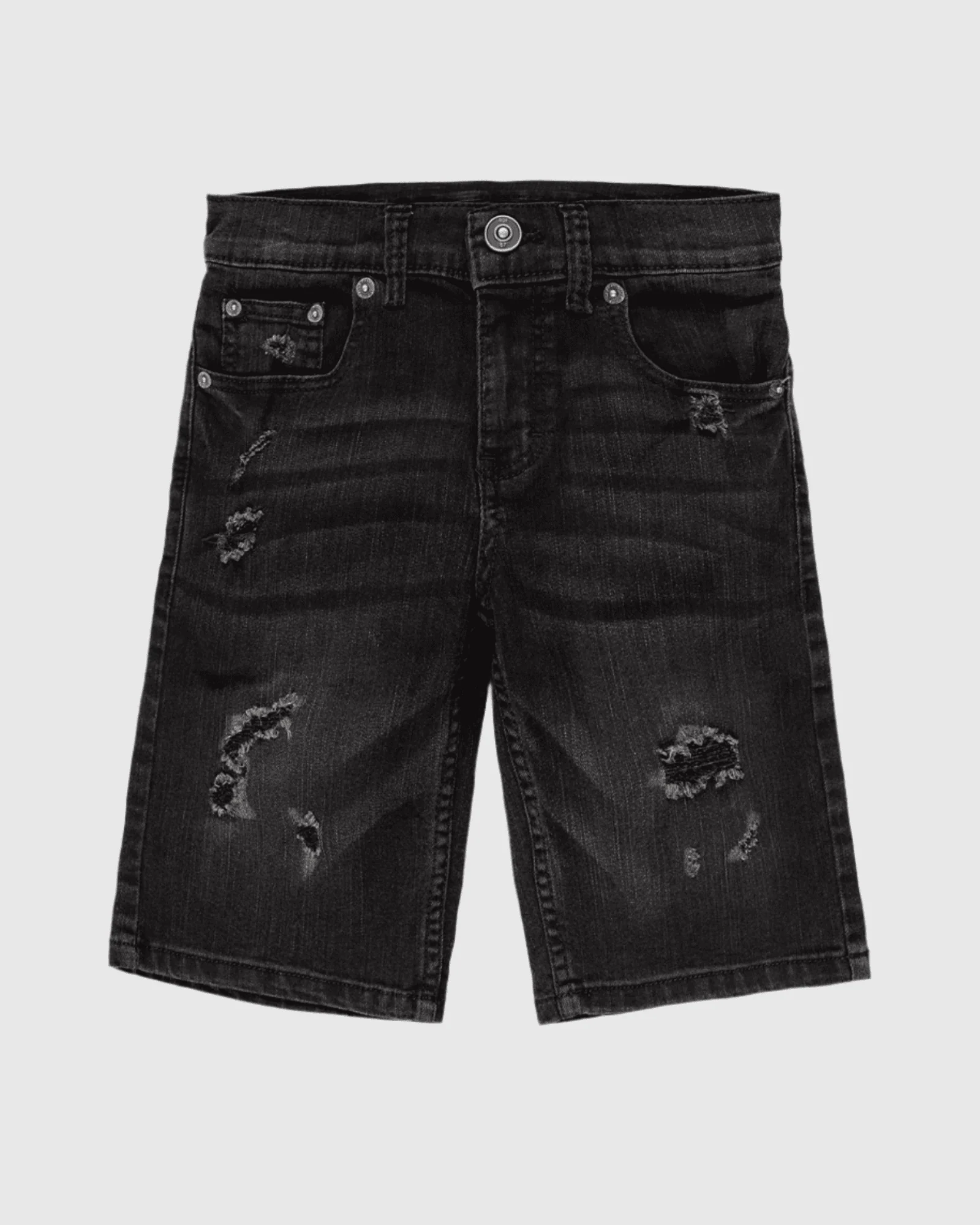 BOYS RIPPER SLIM DENIM SHORTS - Image 5