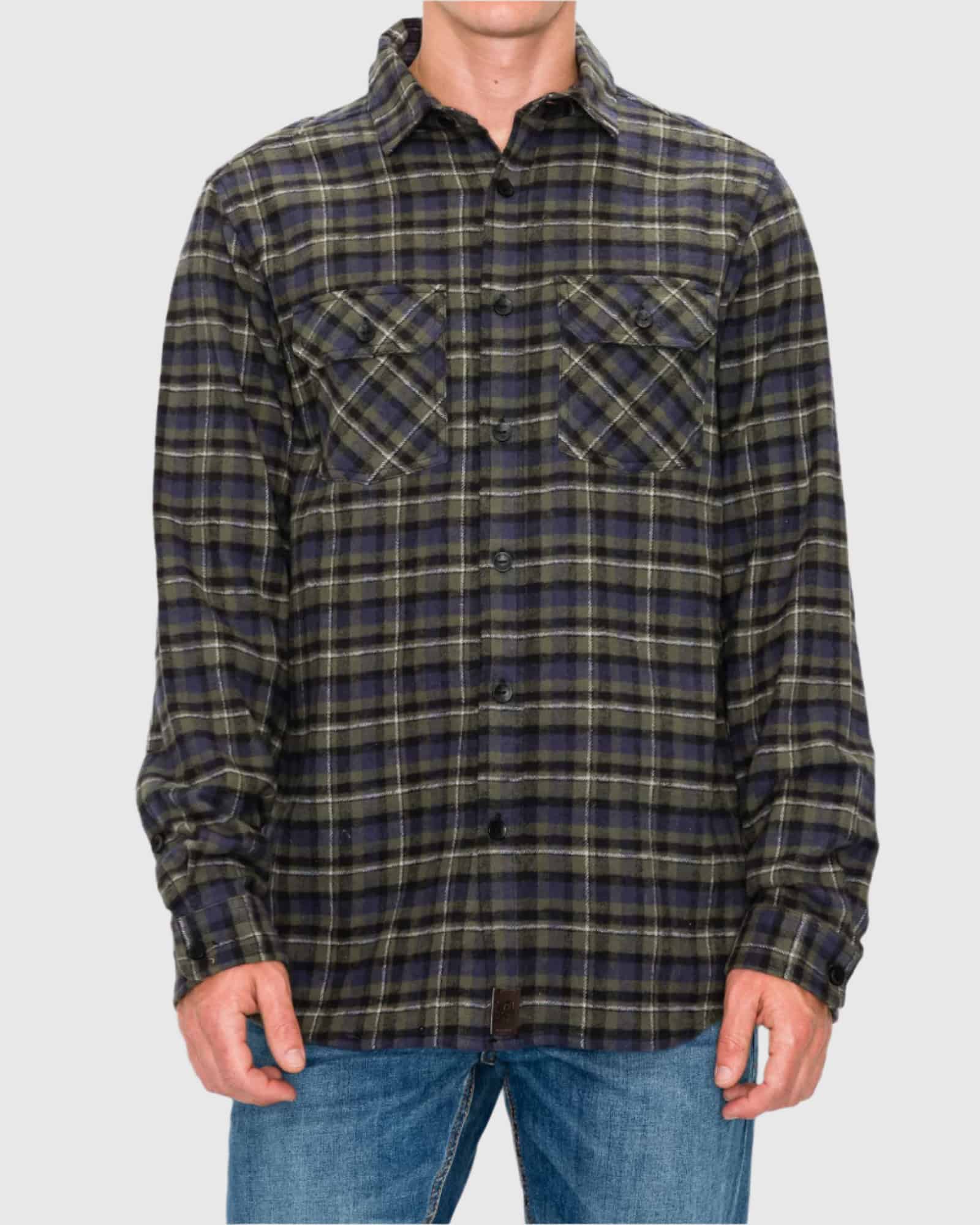 MEN'S ANDREW PLAID FLANNEL SHIRT - Image 11