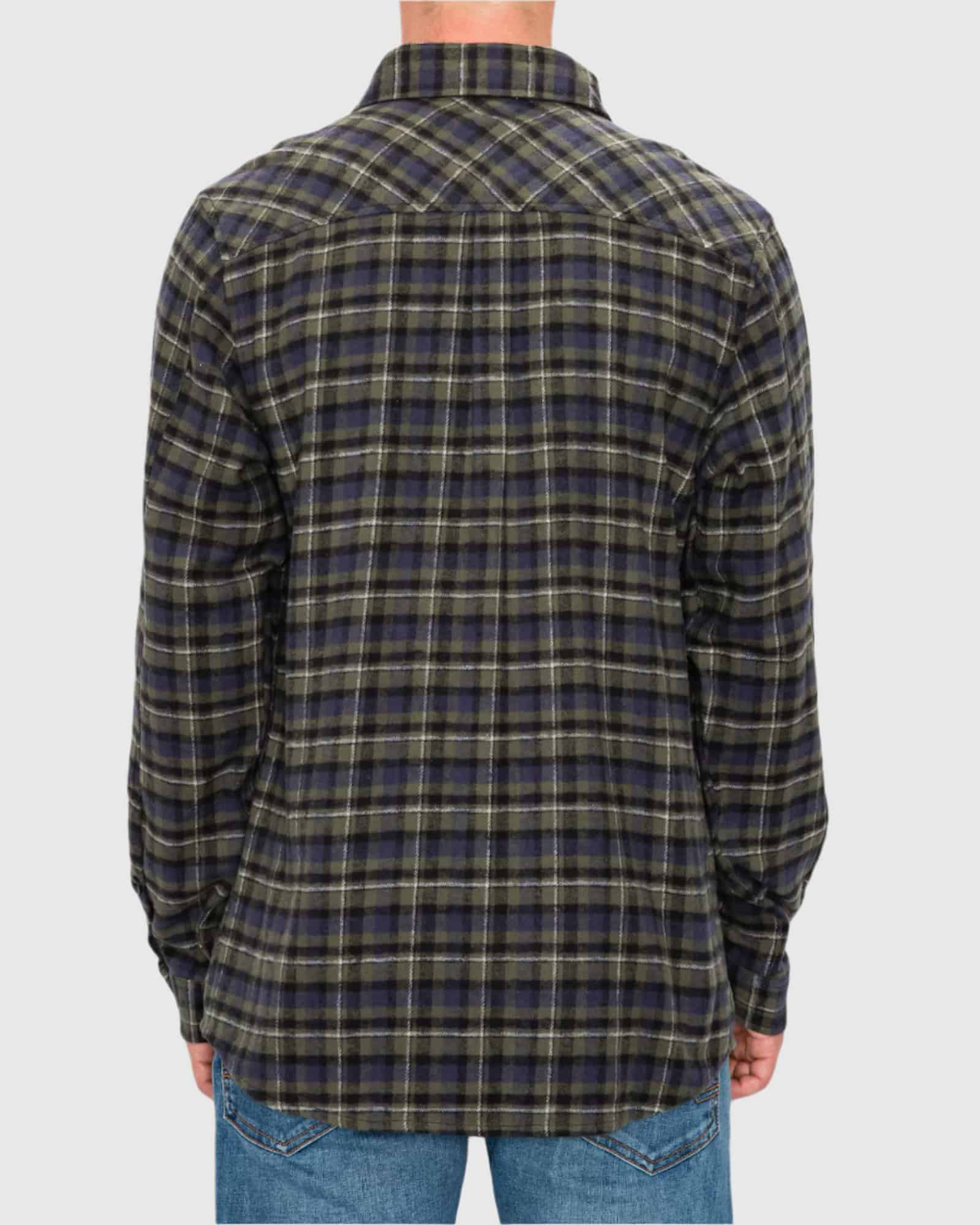 MEN'S ANDREW PLAID FLANNEL SHIRT - Image 13