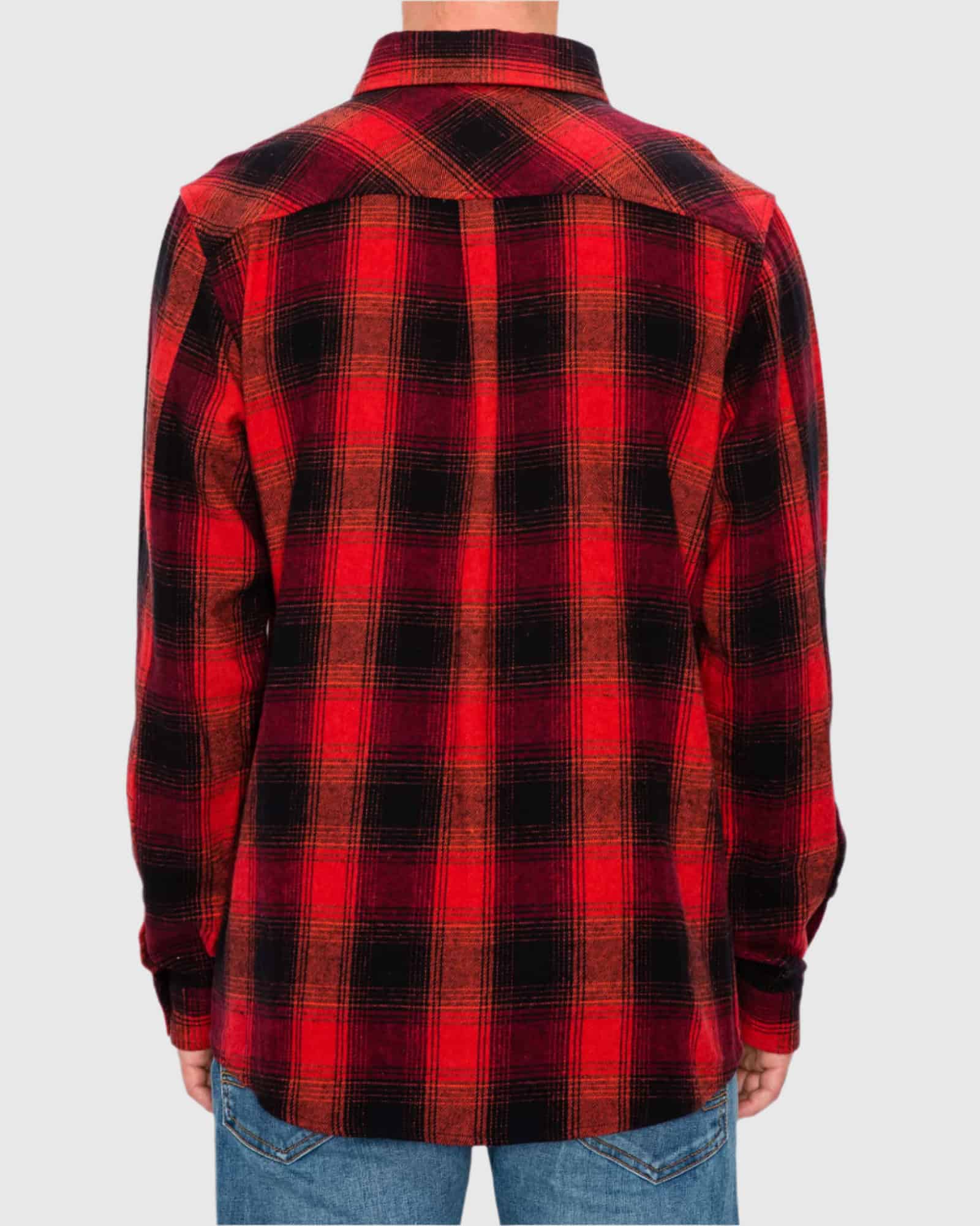 MEN'S ANDREW PLAID FLANNEL SHIRT - Image 3