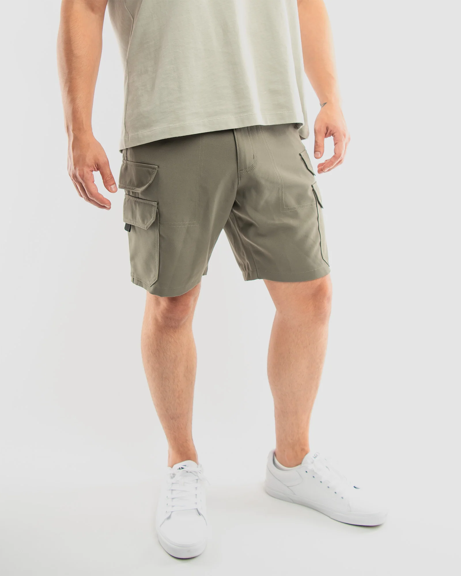MEN'S ARES POLY TECH CARGO SHORTS - Image 8