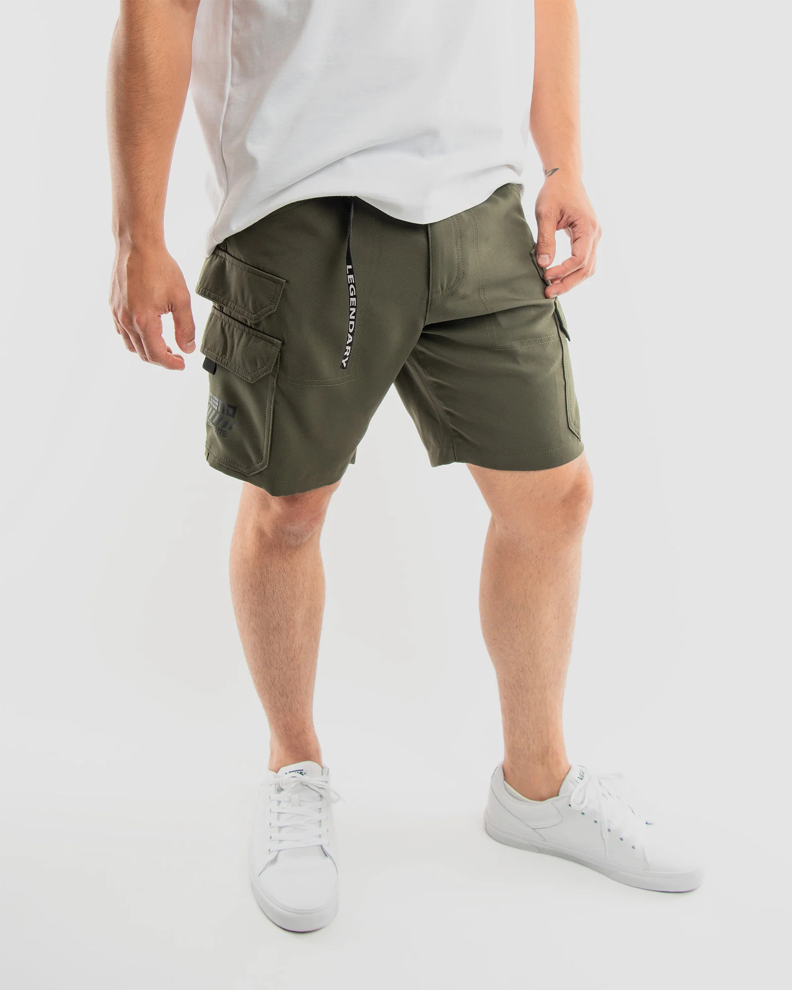 MEN'S AZZAH POLY TECH CARGO SHORTS - Image 32