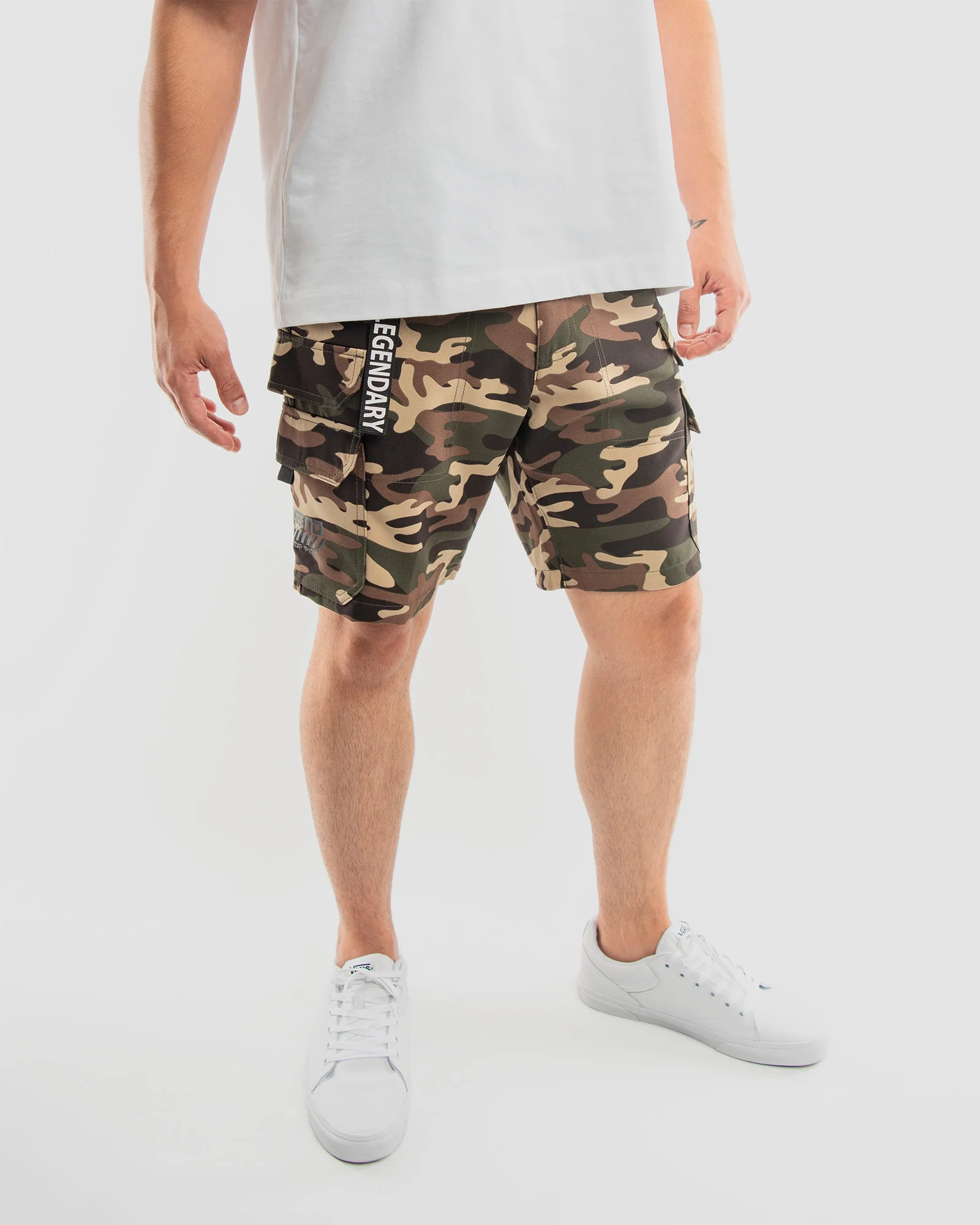 MEN'S AZZAH POLY TECH CARGO SHORTS - Image 38