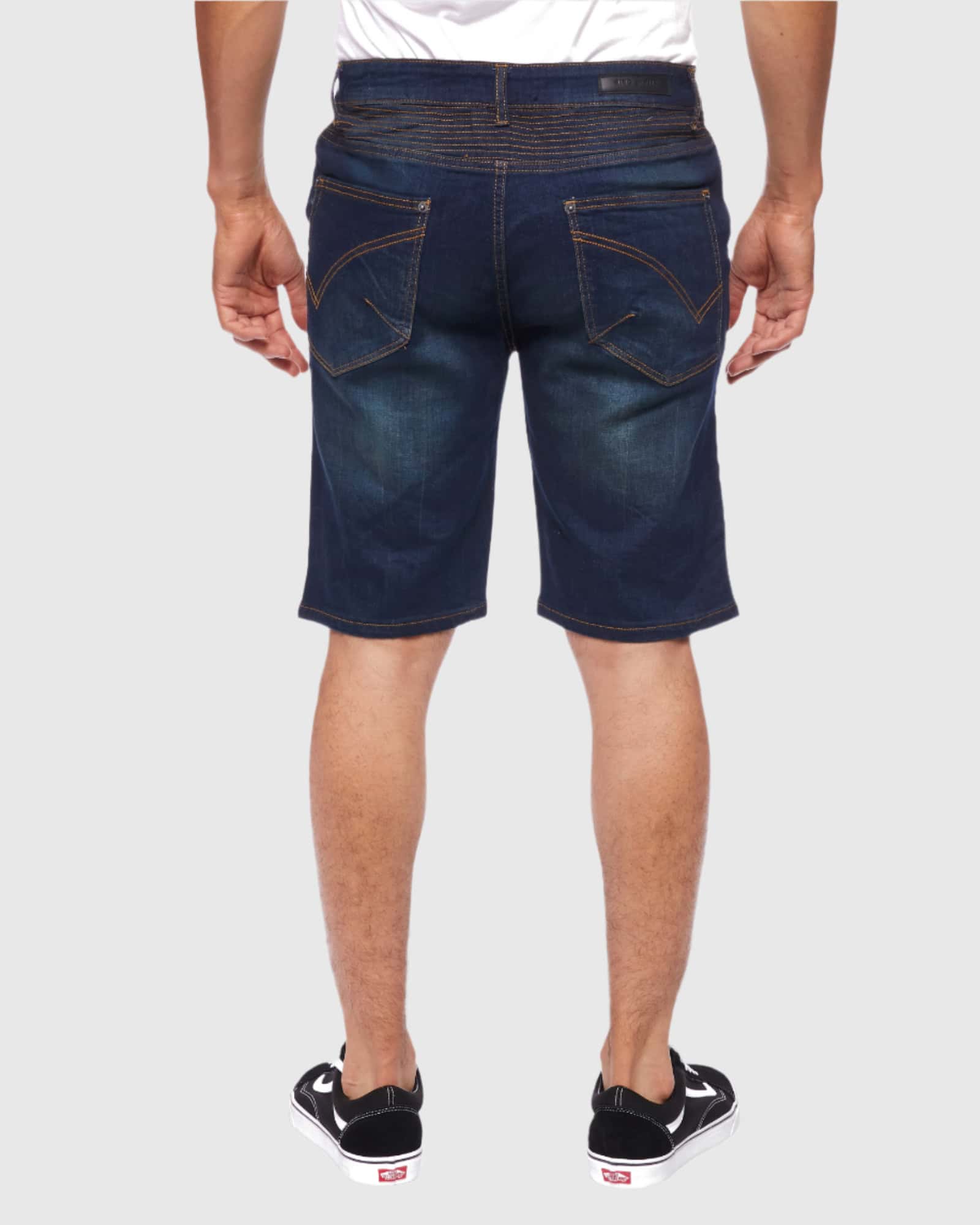 MEN'S BRAD TAILORED MOTO DENIM SHORTS - Image 4