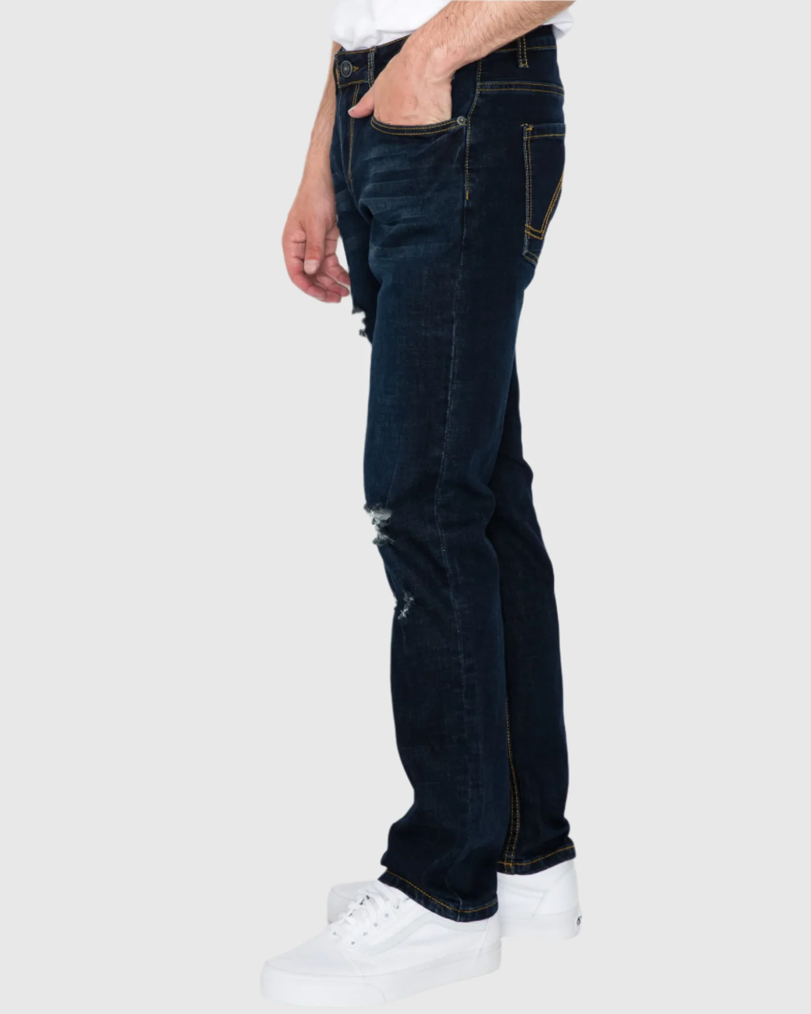 MEN'S CAYENNE RIPPED SLIM FIT JEANS - Image 28