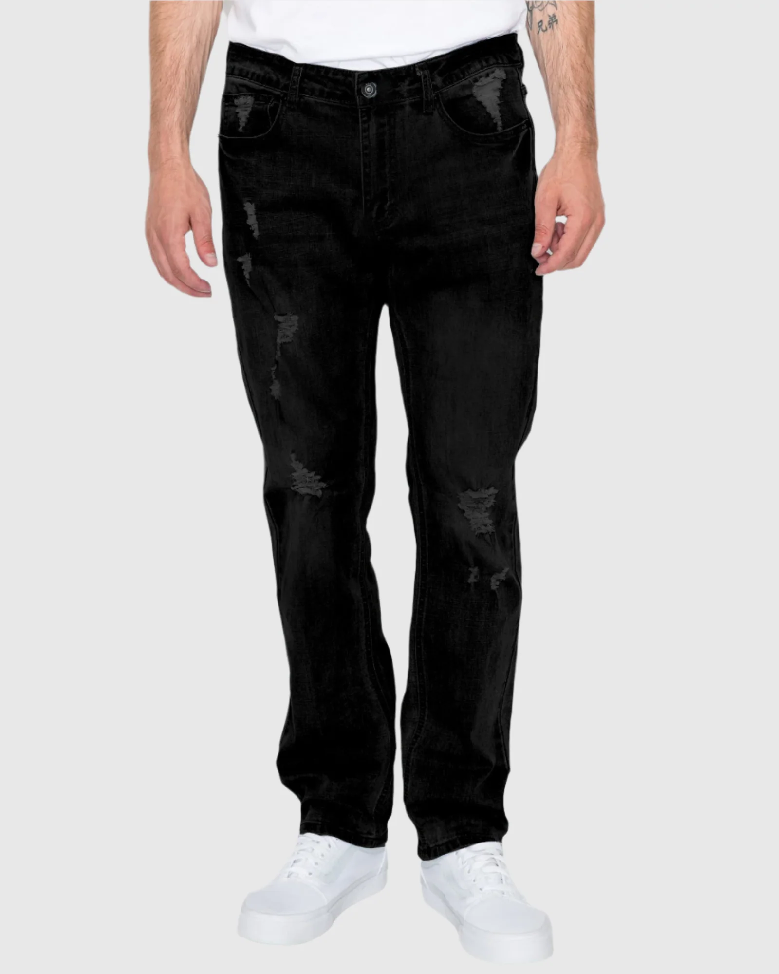 MEN'S CAYENNE RIPPED SLIM FIT JEANS - Image 30