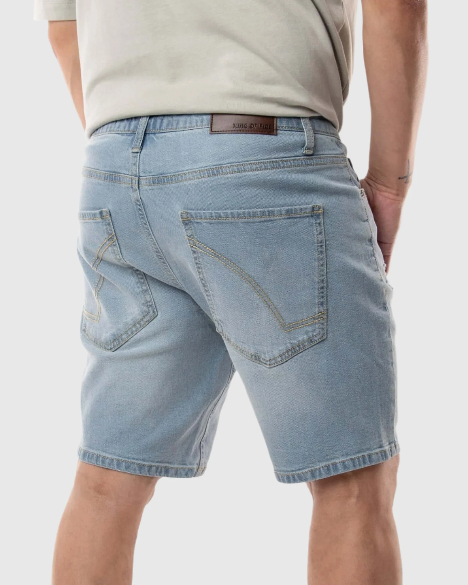 MEN'S NIRVANA DISTRESSED DENIM SHORTS - Image 12