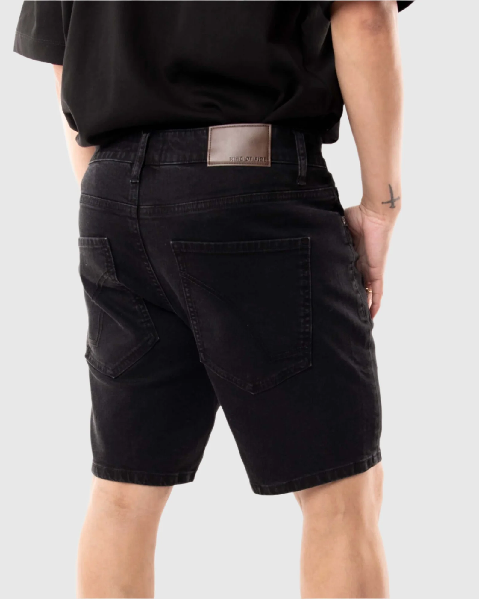 MEN'S NIRVANA DISTRESSED DENIM SHORTS - Image 16