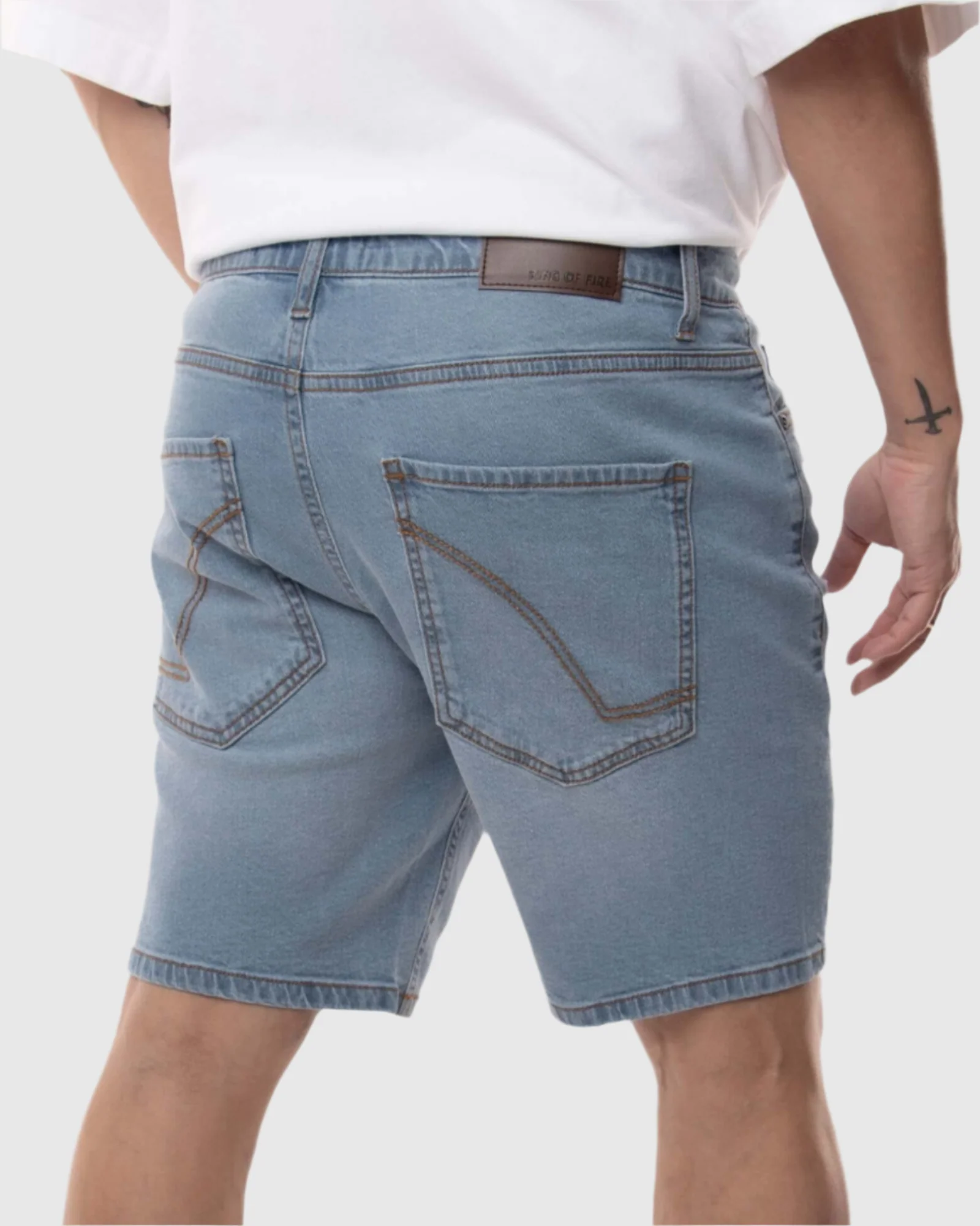 MEN'S NIRVANA DISTRESSED DENIM SHORTS - Image 24