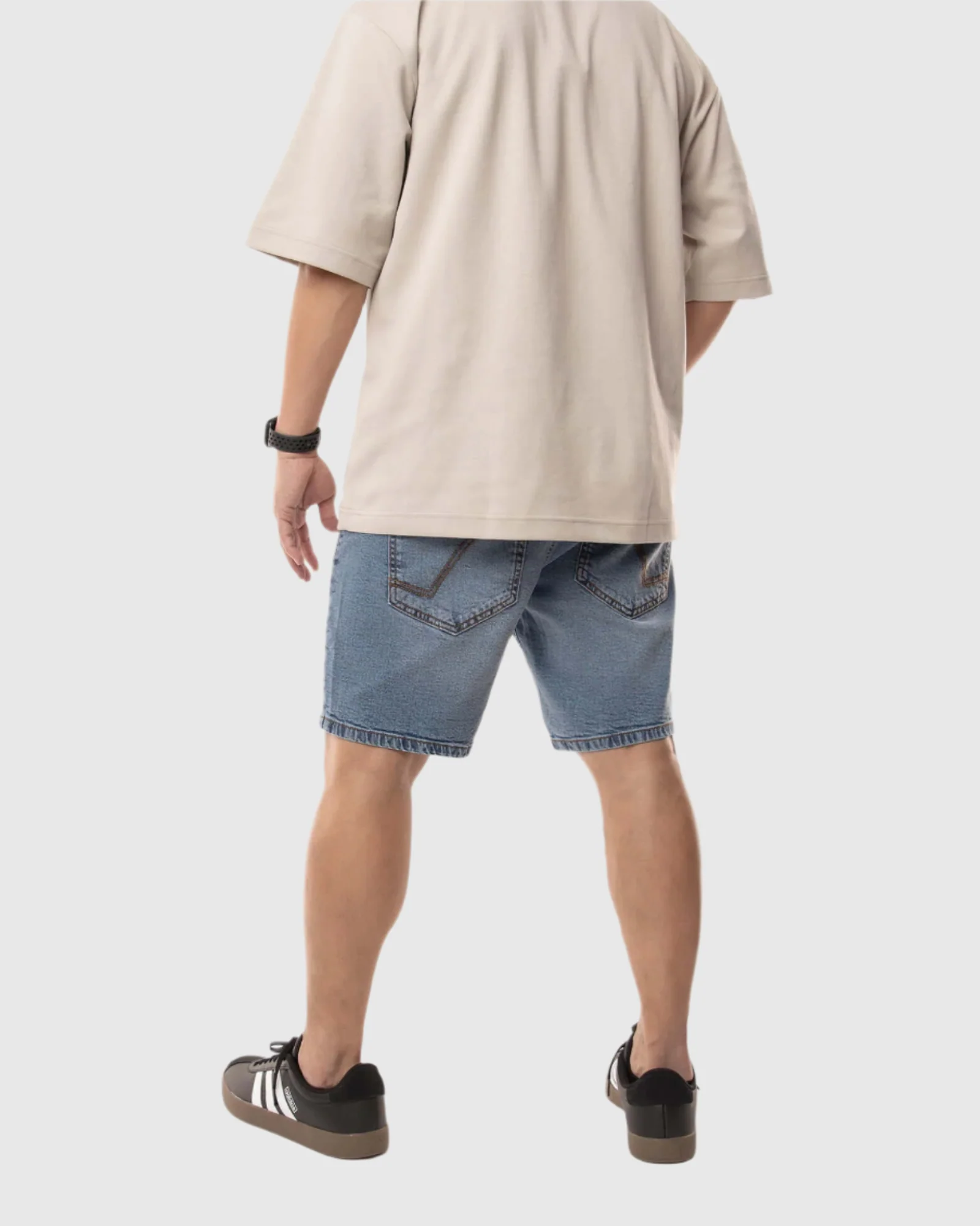 MEN'S NIRVANA DISTRESSED DENIM SHORTS - Image 7