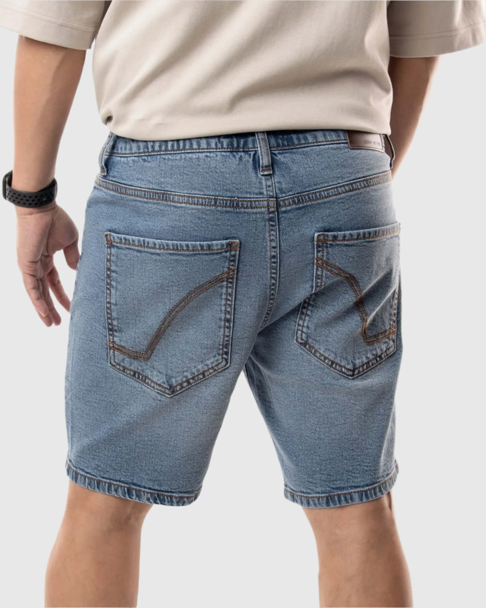 MEN'S NIRVANA DISTRESSED DENIM SHORTS - Image 8
