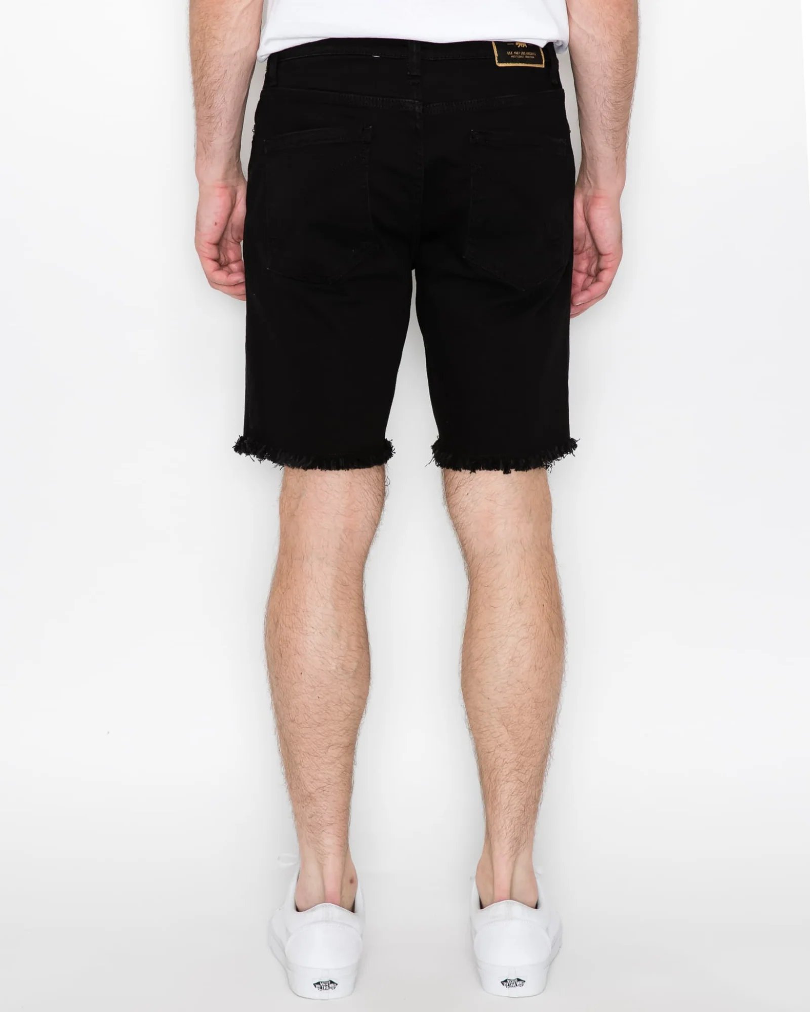 MEN'S RIPPER CUTOFF DENIM SHORTS - Image 3