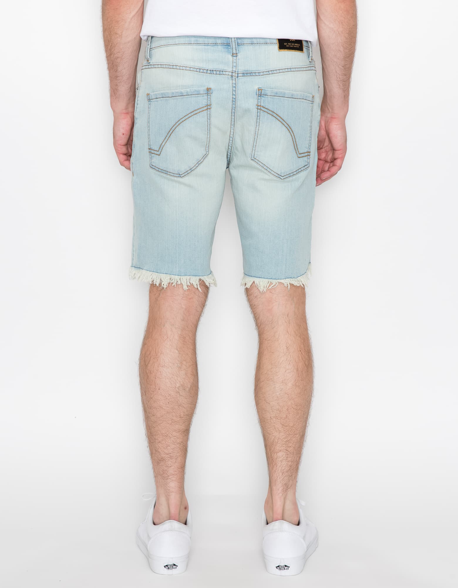 MEN'S RIPPER CUTOFF DENIM SHORTS - Image 7