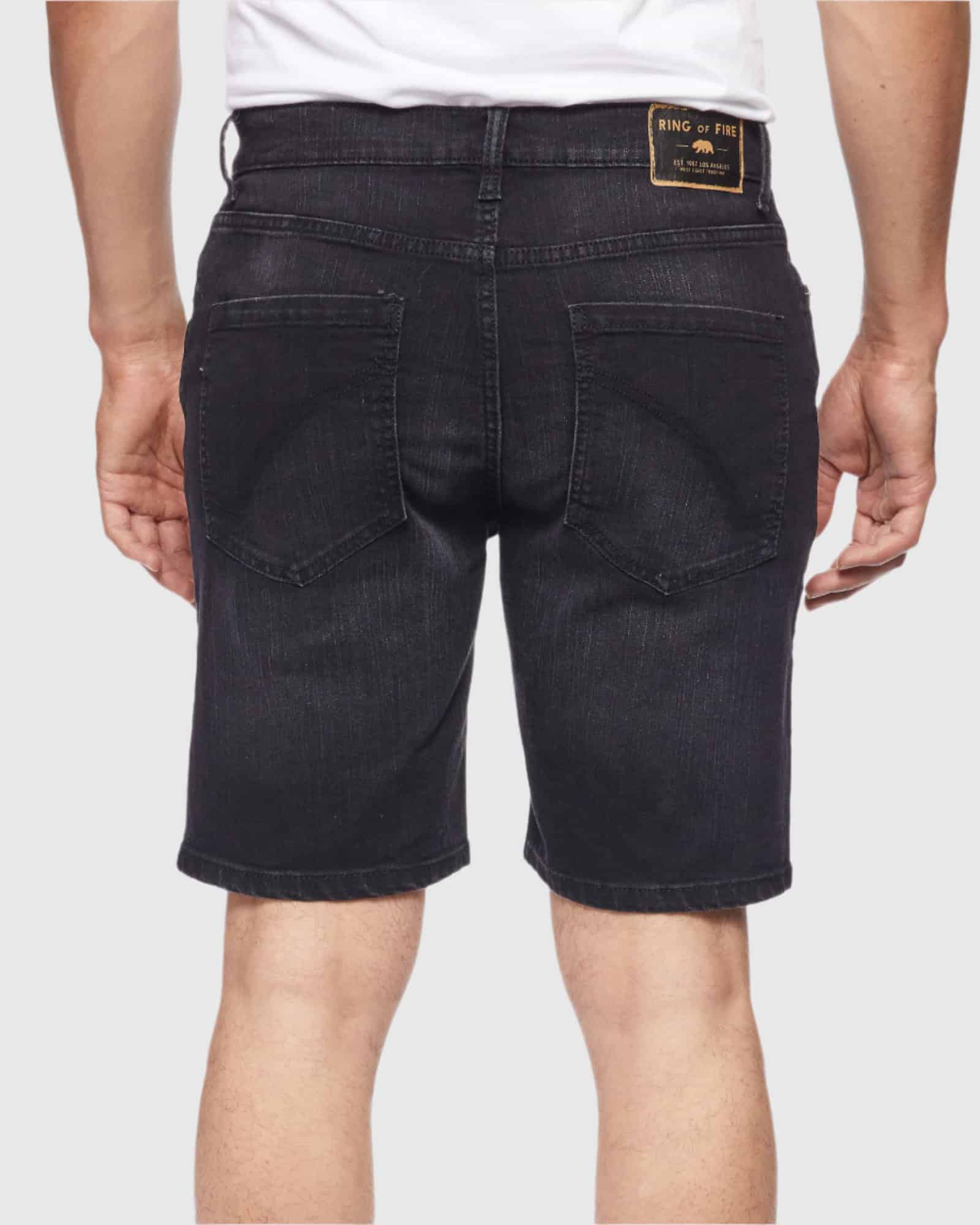 MEN'S RIPPER DISTRESSED DENIM SHORTS - Image 12