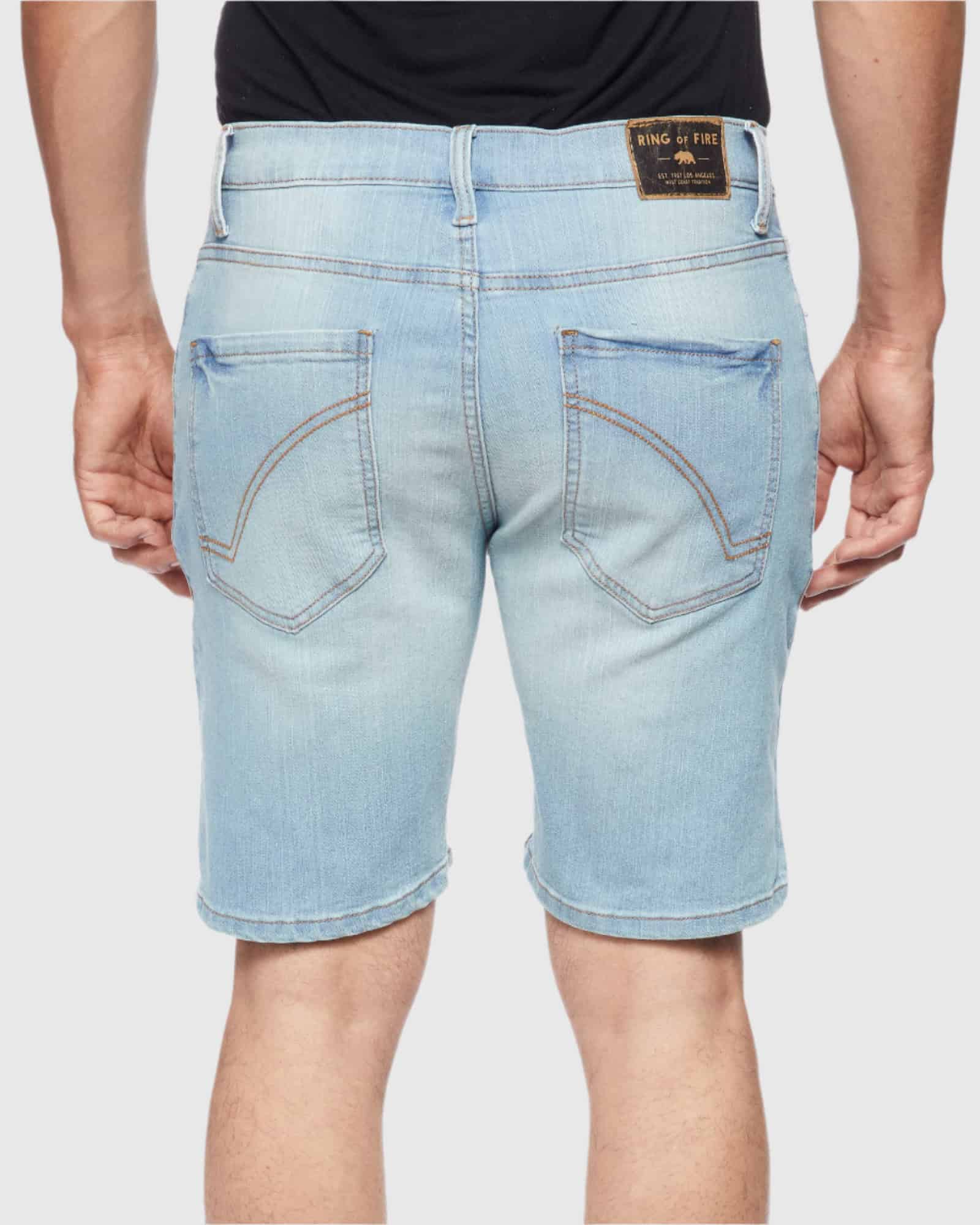 MEN'S RIPPER DISTRESSED DENIM SHORTS - Image 18