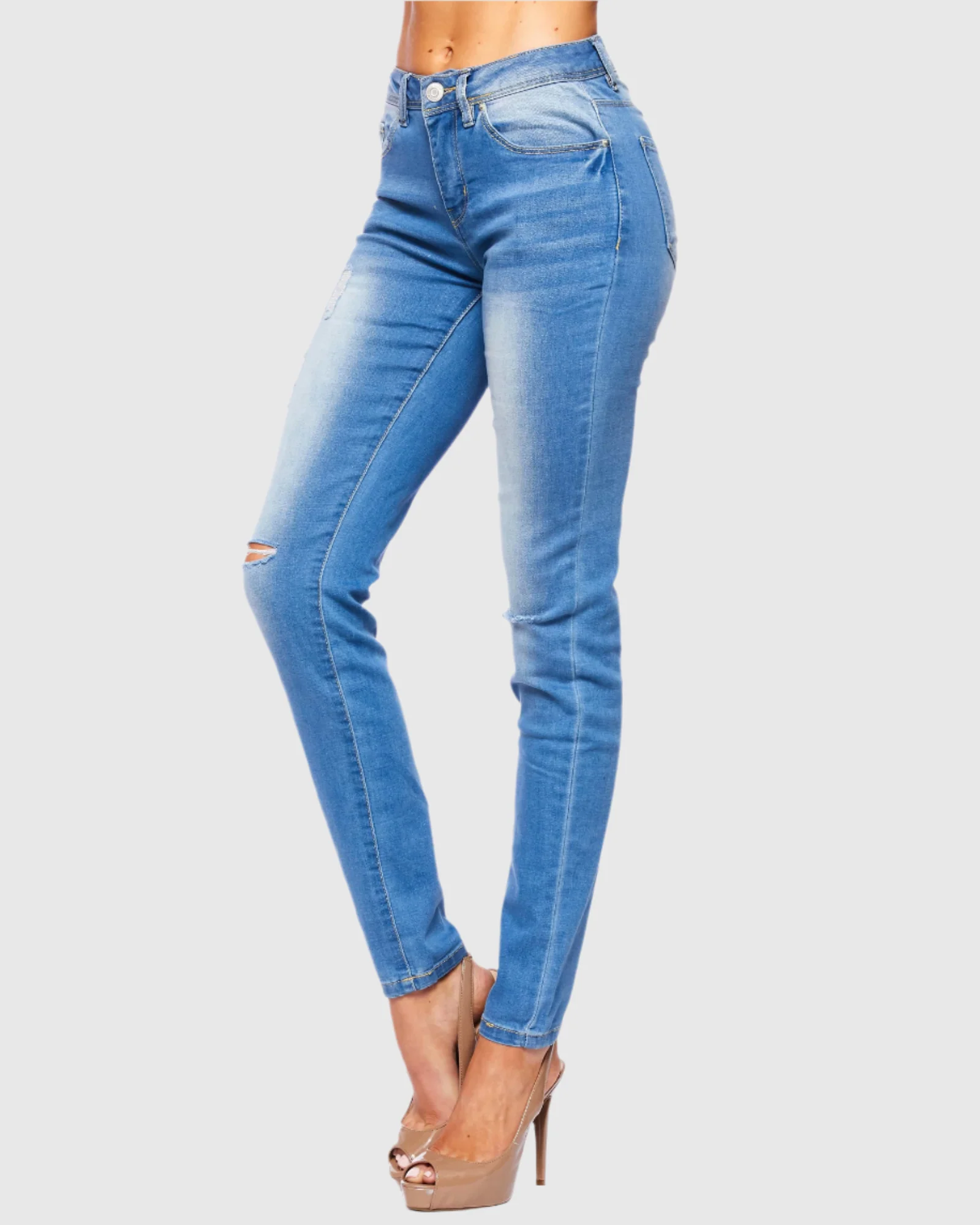 WOMEN'S ANA HIGH RISE SKINNY JEANS - Image 3