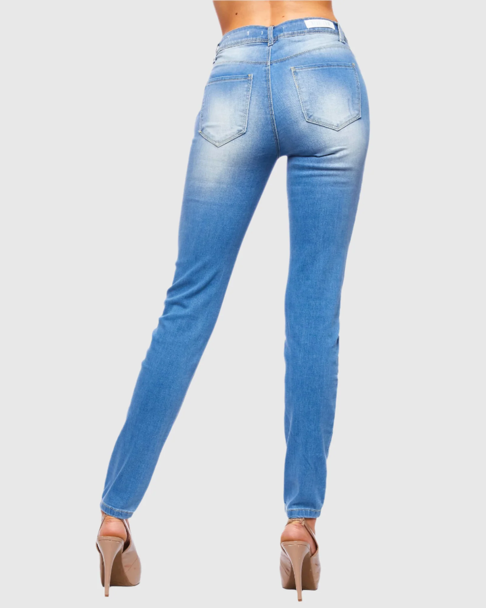 WOMEN'S ANA HIGH RISE SKINNY JEANS - Image 5