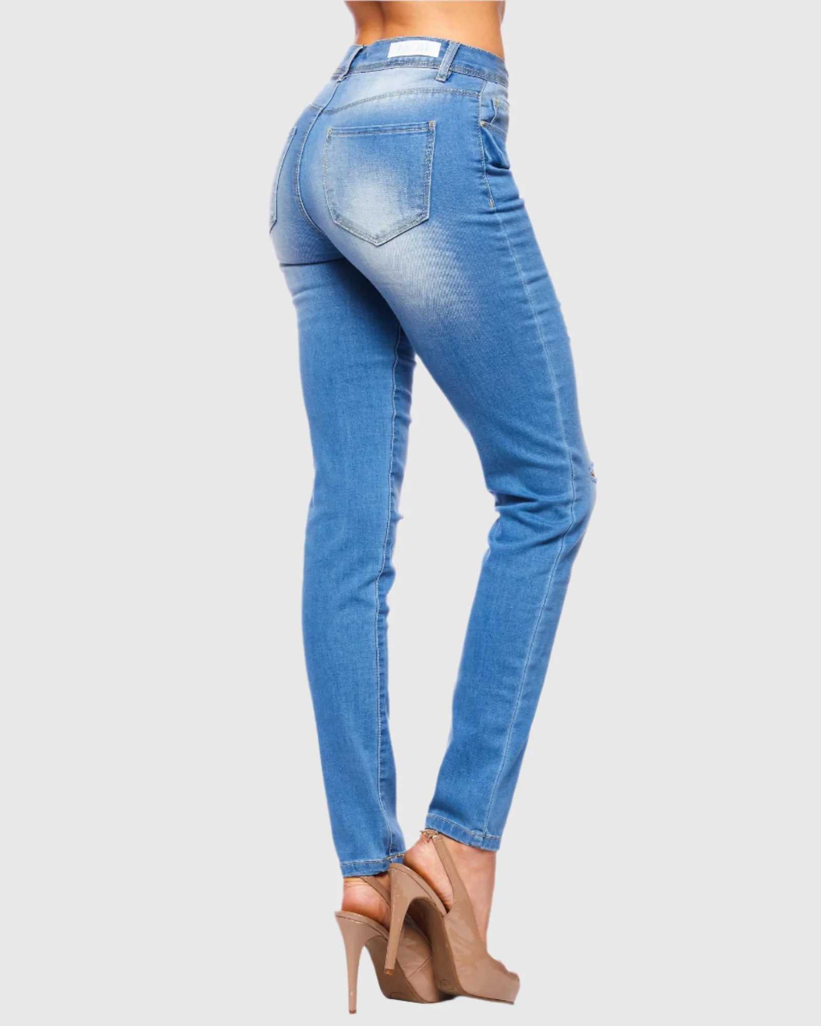 WOMEN'S ANA HIGH RISE SKINNY JEANS - Image 6