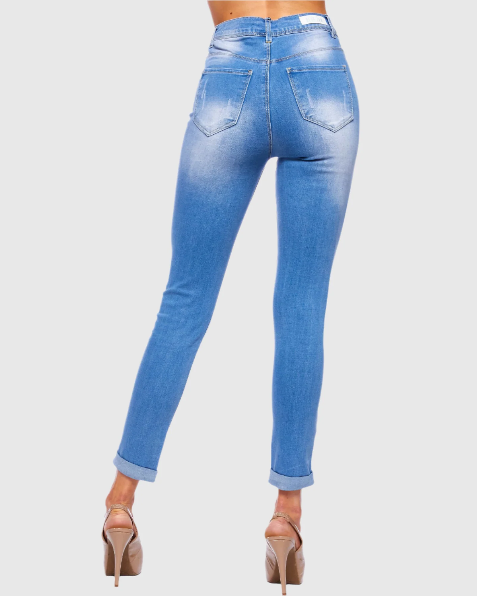 WOMEN'S JESSIE HIGH RISE SKINNY JEANS - Image 11