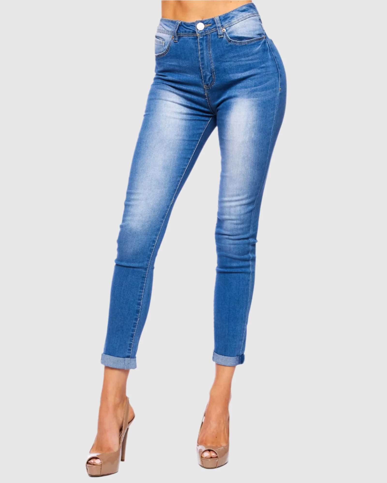WOMEN'S JESSIE HIGH RISE SKINNY JEANS - Image 13