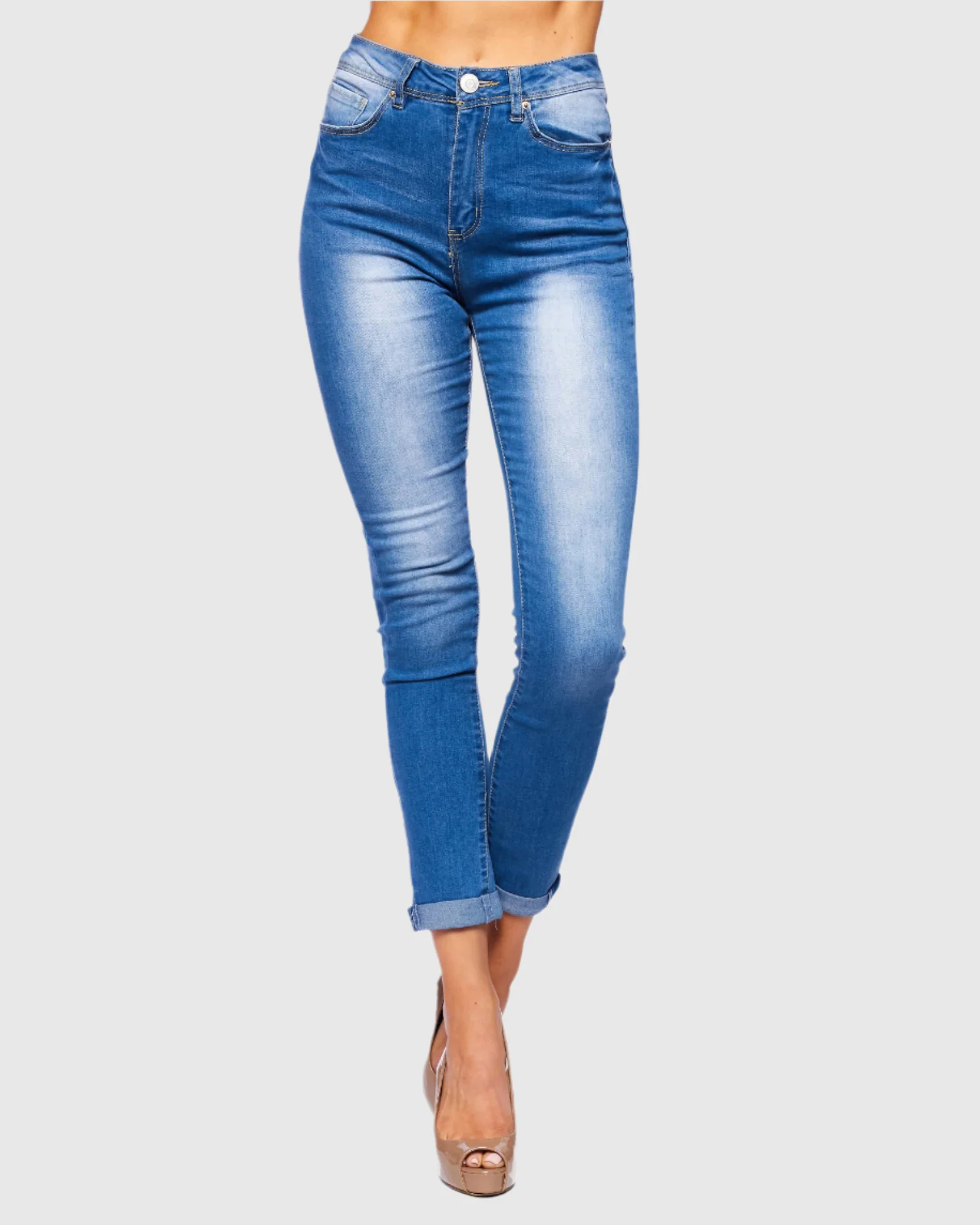 WOMEN'S JESSIE HIGH RISE SKINNY JEANS - Image 14