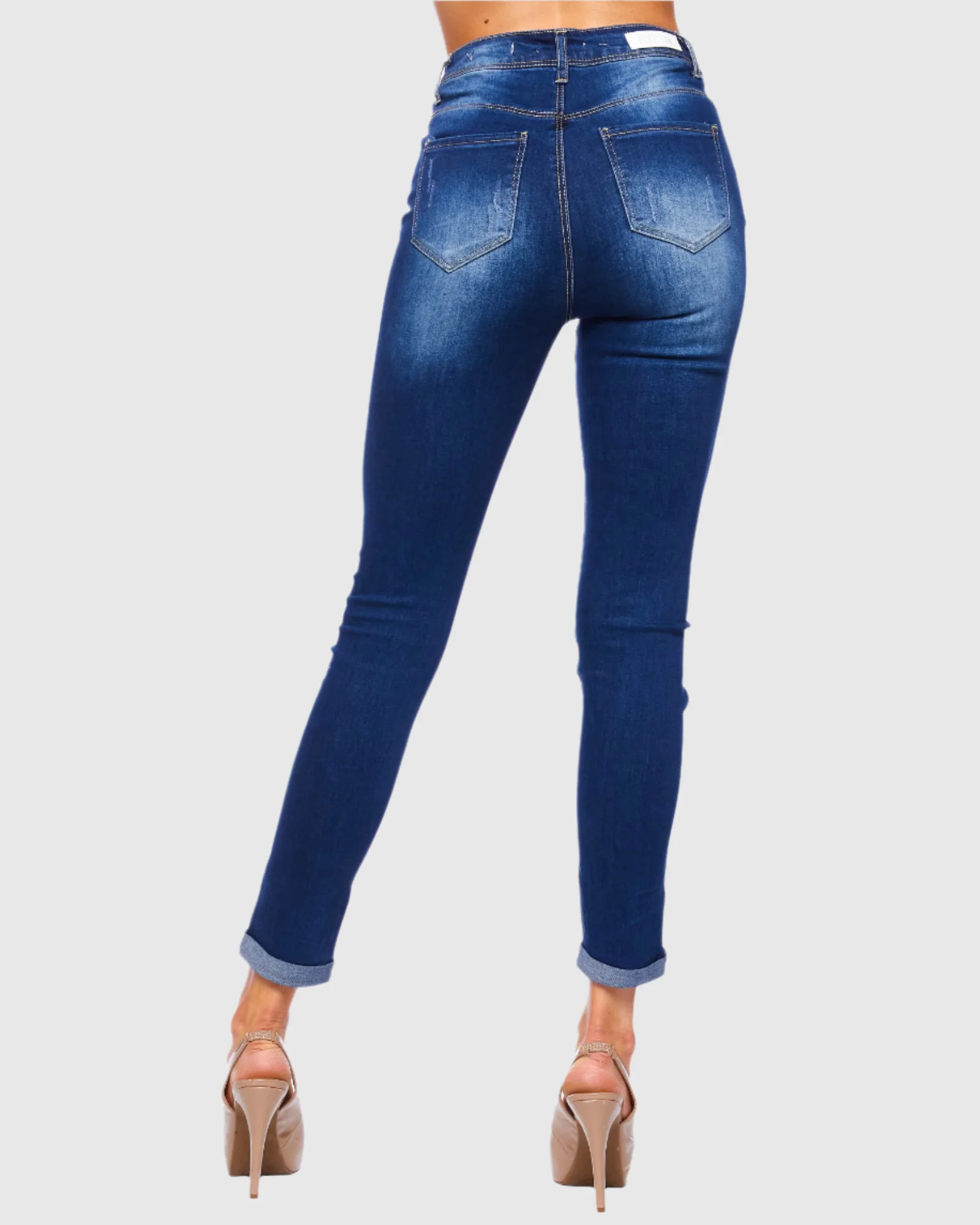 WOMEN'S JESSIE HIGH RISE SKINNY JEANS - Image 5