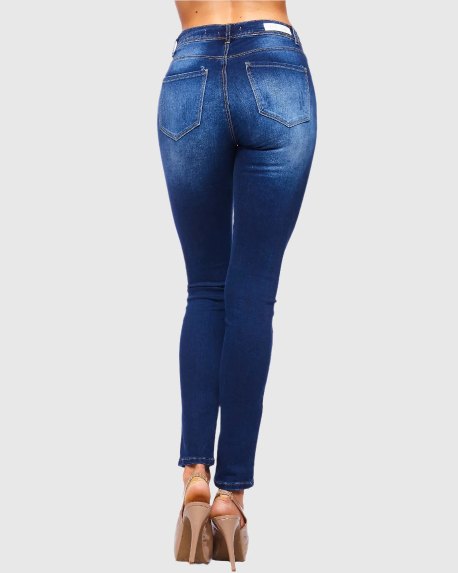 WOMEN'S MANDY HIGH RISE SKINNY JEANS - Image 11