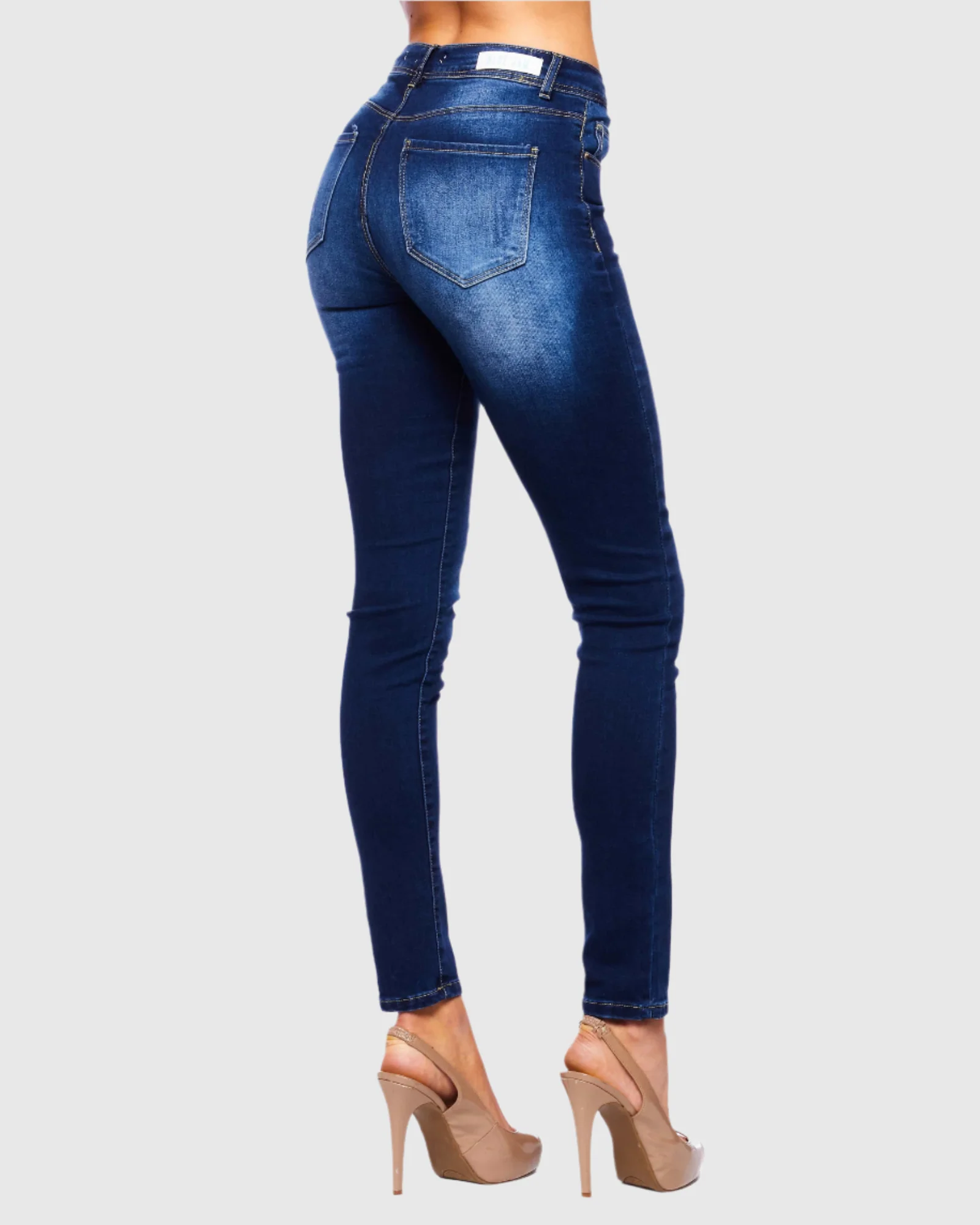 WOMEN'S MANDY HIGH RISE SKINNY JEANS - Image 12