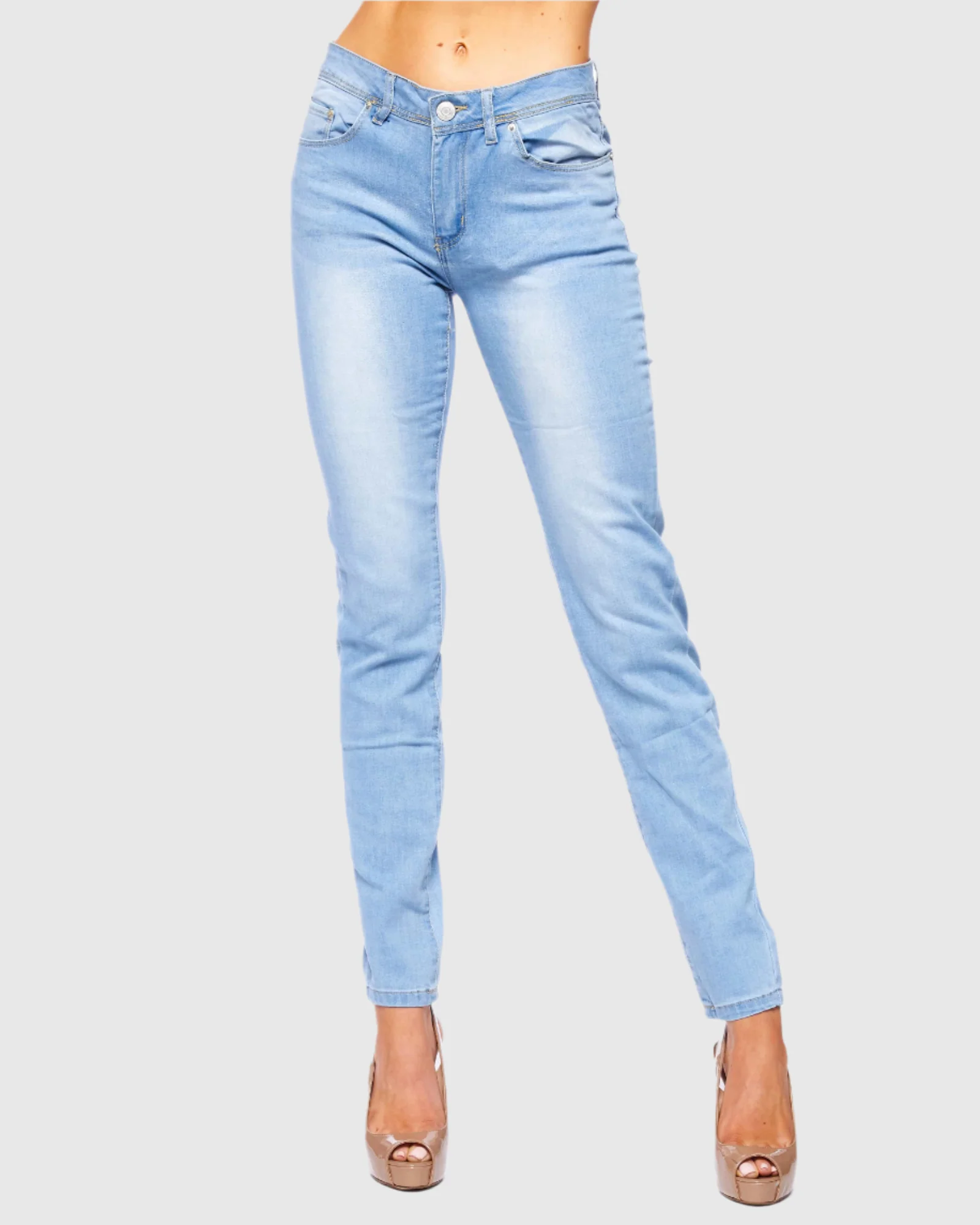 WOMEN'S MANDY HIGH RISE SKINNY JEANS - Image 13