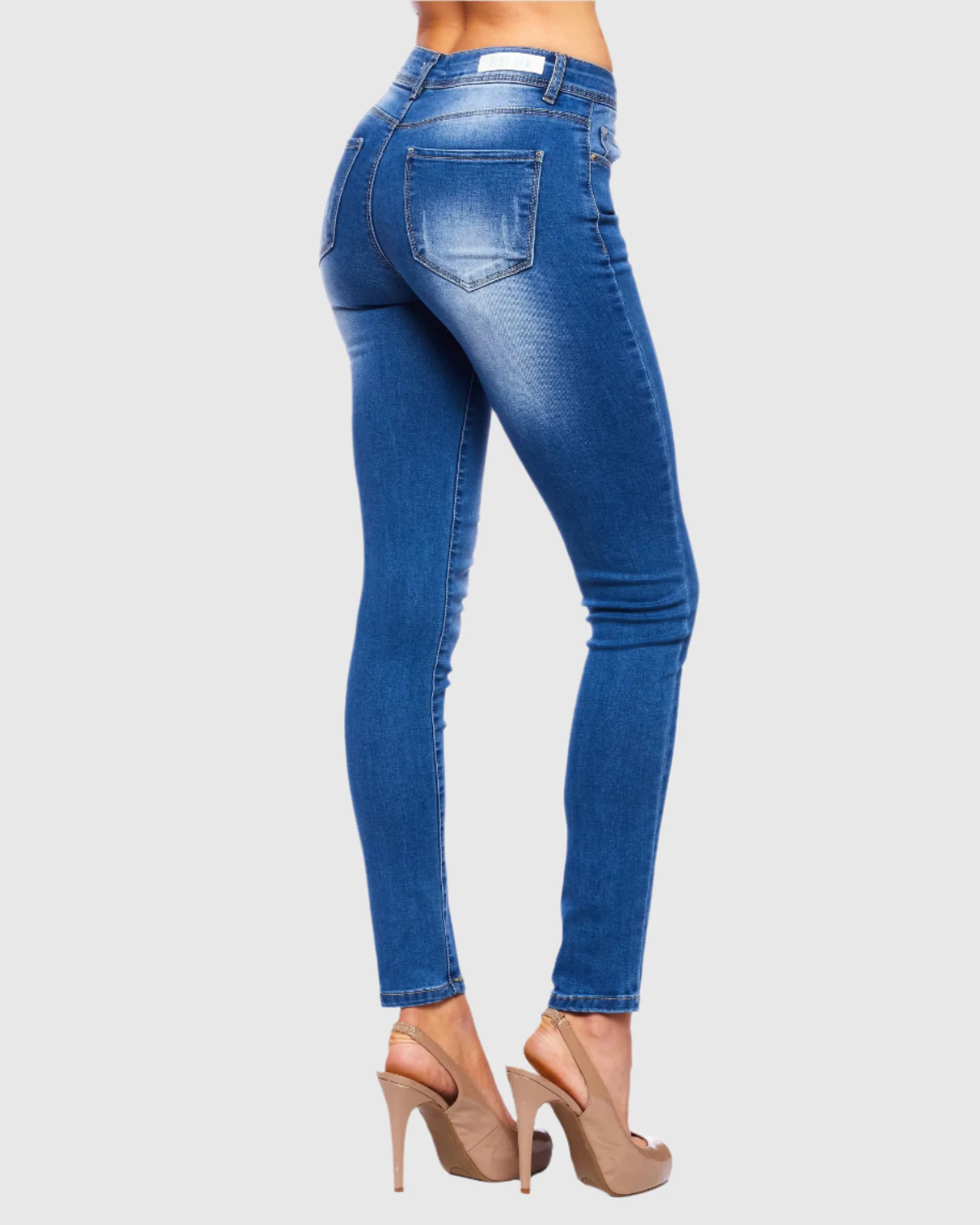 WOMEN'S MANDY HIGH RISE SKINNY JEANS - Image 6