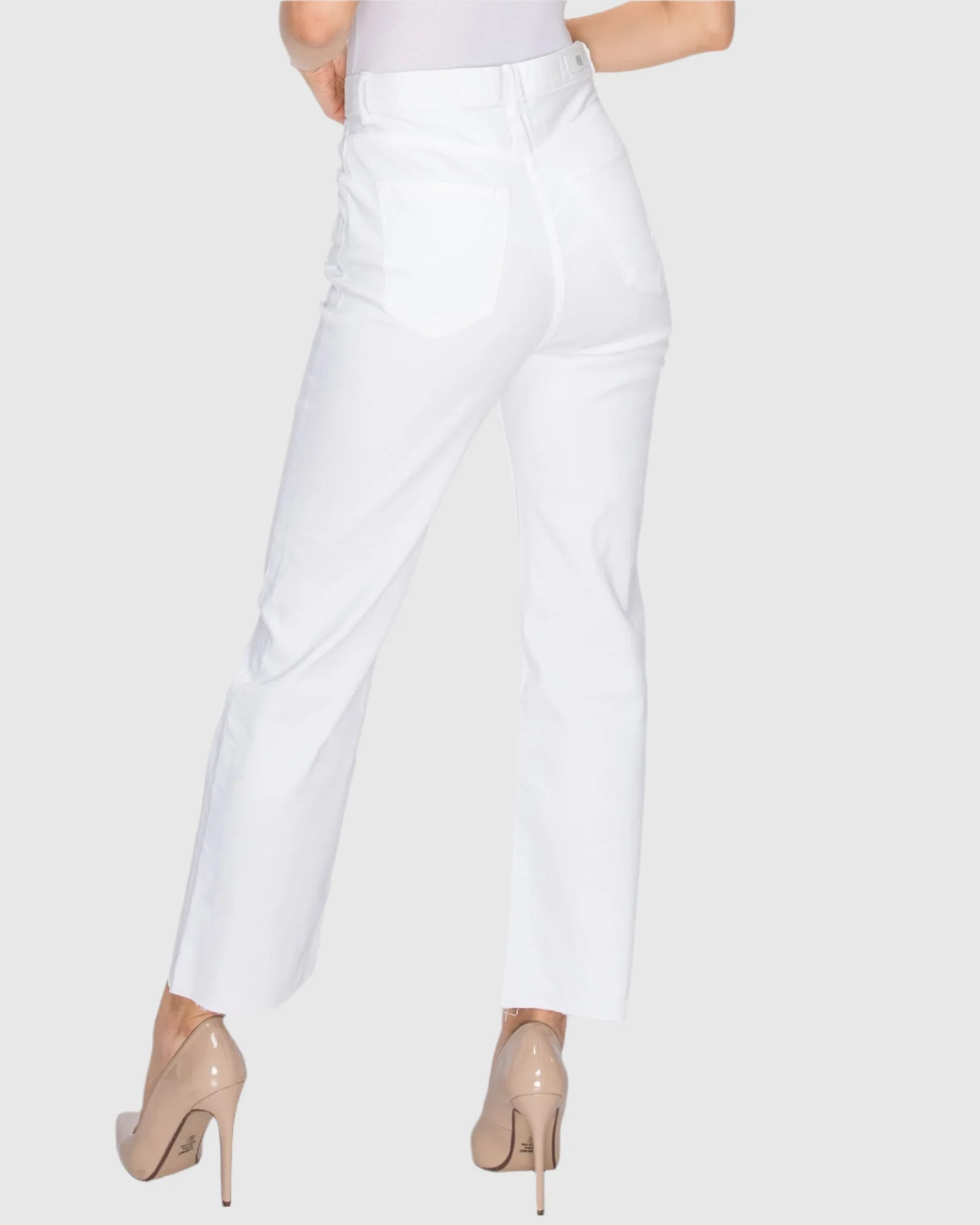 WOMEN'S MARIA MOM STRAIGHT RIPPED JEANS - Image 10