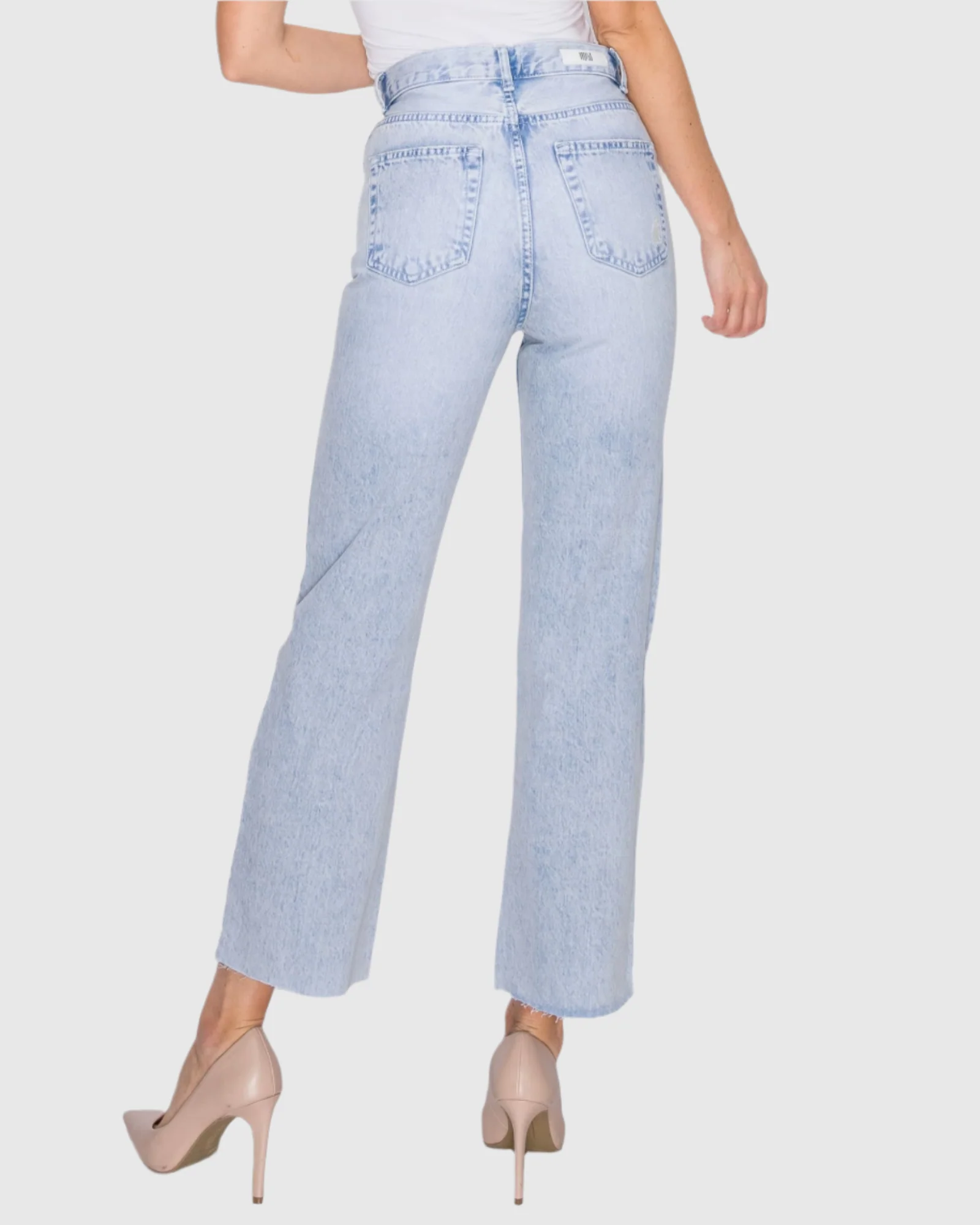 WOMEN'S MARIA MOM STRAIGHT RIPPED JEANS - Image 18