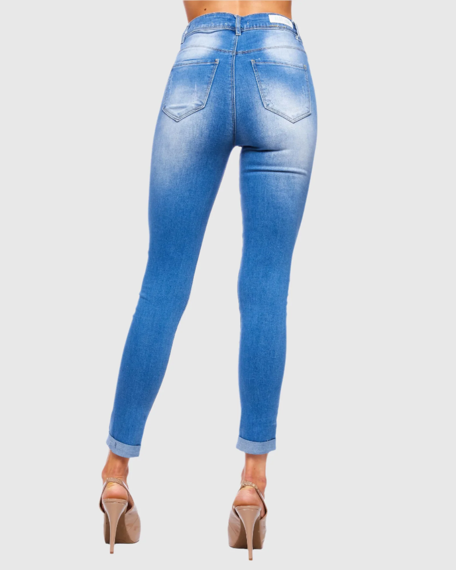 WOMEN'S SANDY HIGH RISE SKINNY JEANS - Image 11