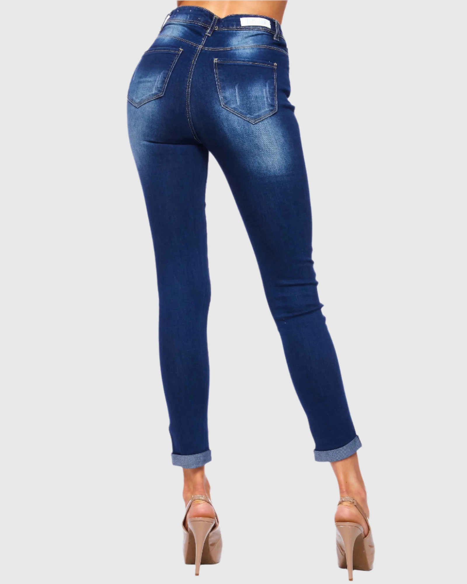 WOMEN'S SANDY HIGH RISE SKINNY JEANS - Image 5